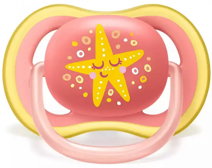 Пустушка Philips Avent Ultra Air для дівчинки з декором, 6-18 місяців, 2 шт. (SCF085/04) - фото 3