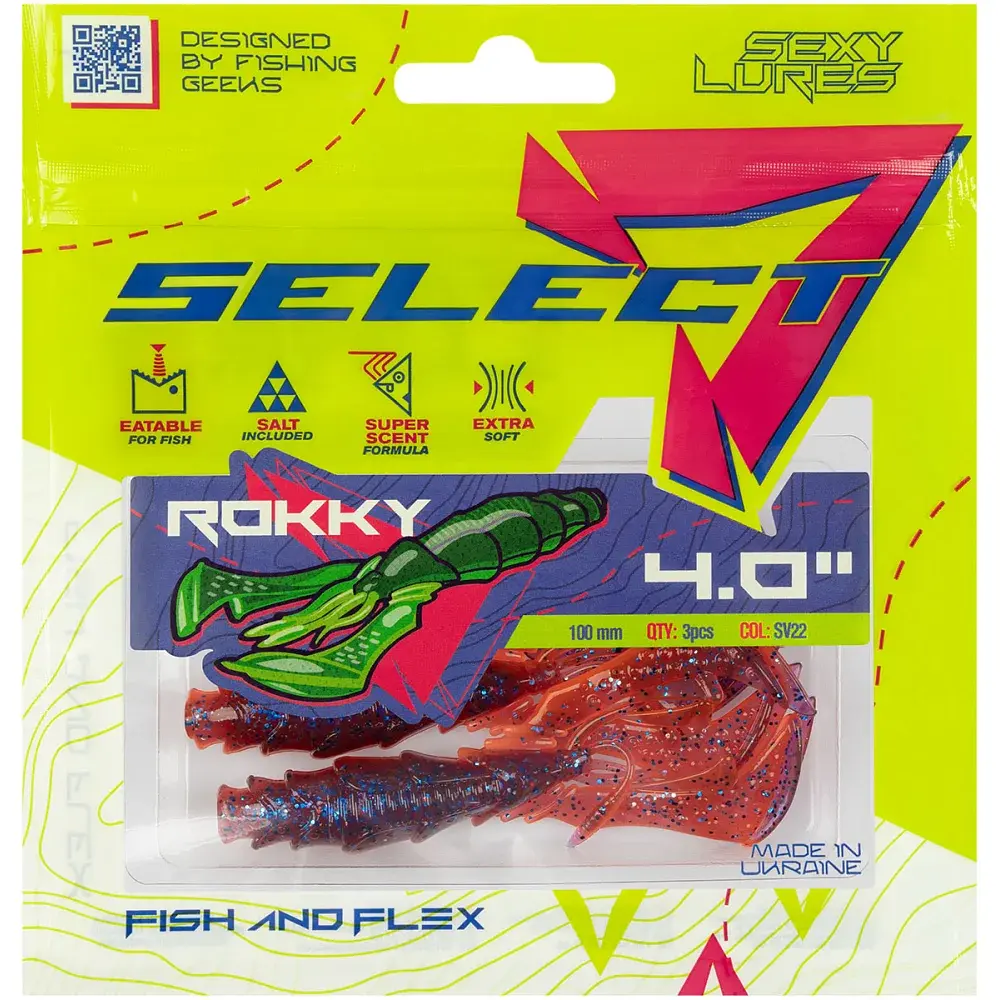 Силікон Select Rokky 4" SV22 (3 шт/уп) - фото 2