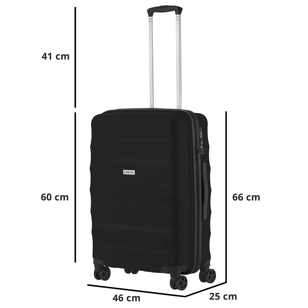 Валіза CarryOn Porter (M) Black (502444) - фото 6