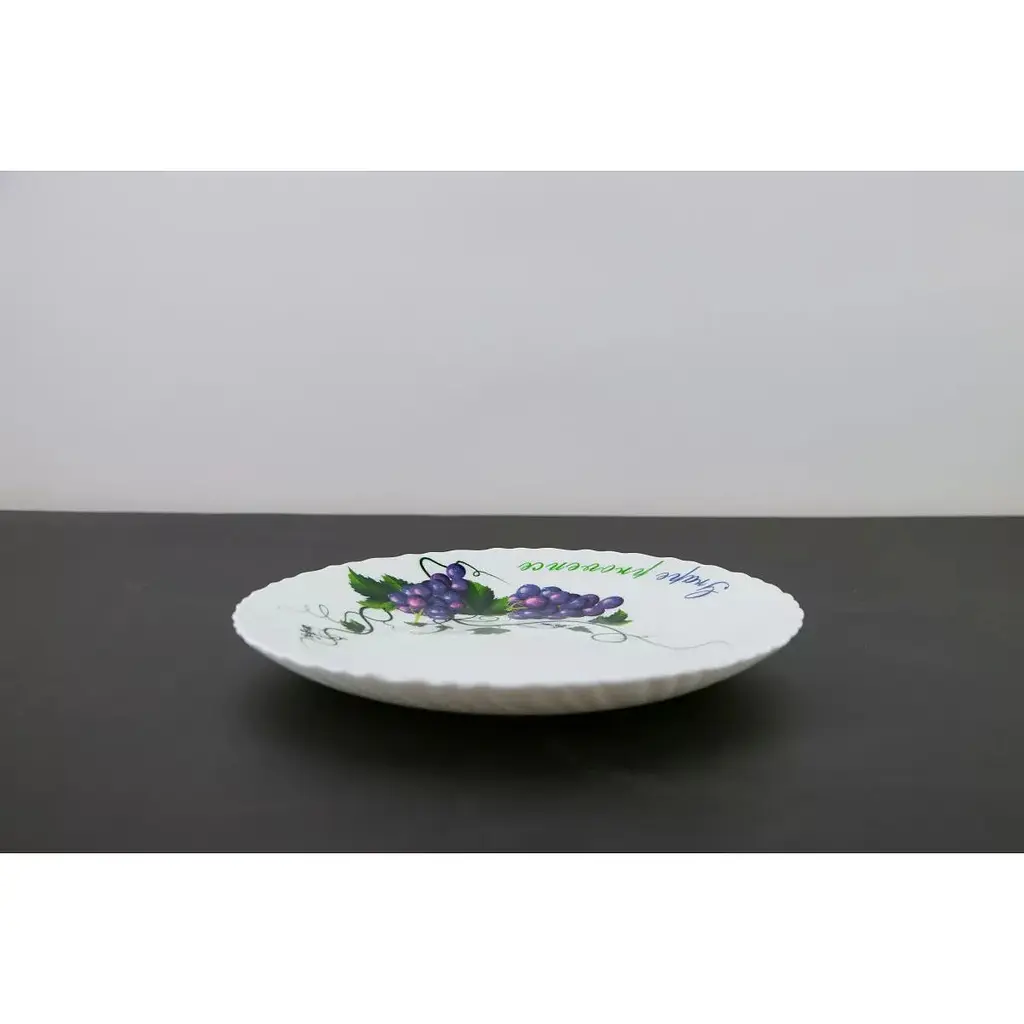 Тарілка десертна Vittora Wave V-190G Виноградна лоза 19 см (97688) - фото 2