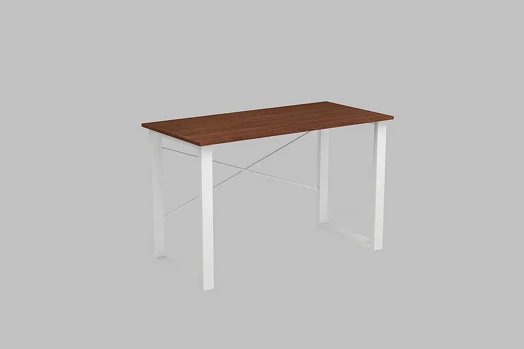 Письменный стол Ferrum-decor Драйв 750x1400x600 Белый металл ДСП Венге Магия 16 мм (FRD-105360) - фото 2