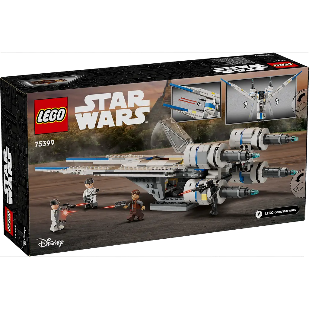 Конструктор LEGO Star Wars Повстанческий истребитель U-Wing 594 деталей (75399) - фото 19