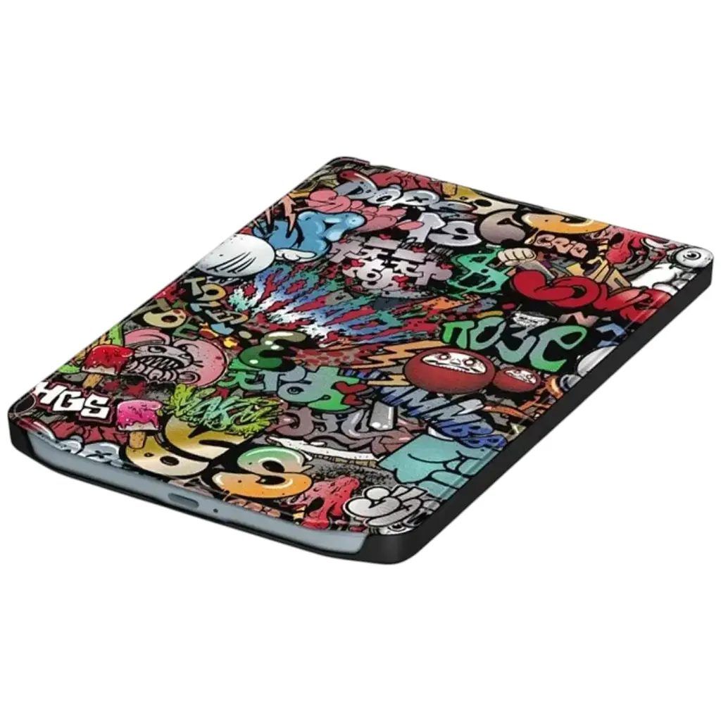 Обложка чехол Primolux Slim Graffiti для электронной книги PocketBook 629 Verse / PocketBook 634 Verse Pro - фото 4