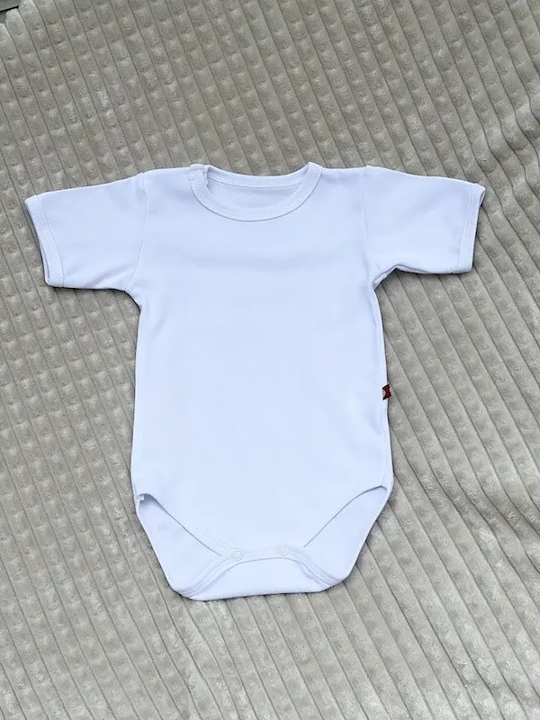 Набір на виписку та хрестини боді + шкарпетки "Ангел" зріст 80 см Brilliant Baby Білий - фото 2