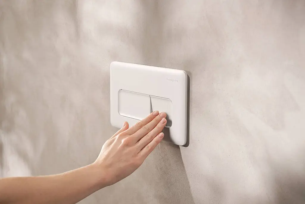 Кнопка змиву для інсталяції Hansgrohe iFrame Original Q білий глянцевий 66001450 - фото 3
