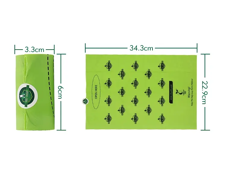 Біорозкладні пакети My Turf Eco Poop Bags для прибирання за собаками - фото 4