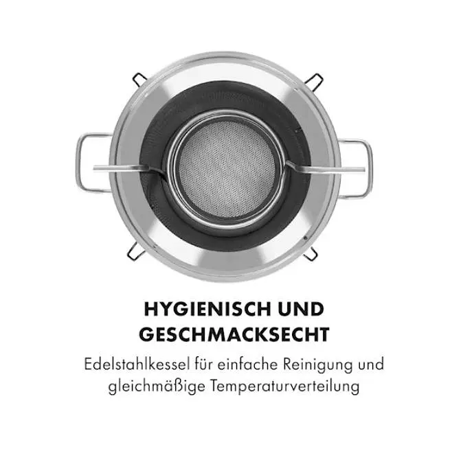 Пивоварня побутова Klarstein Maischfest 35 л 1500/3000W (10033340) - фото 5