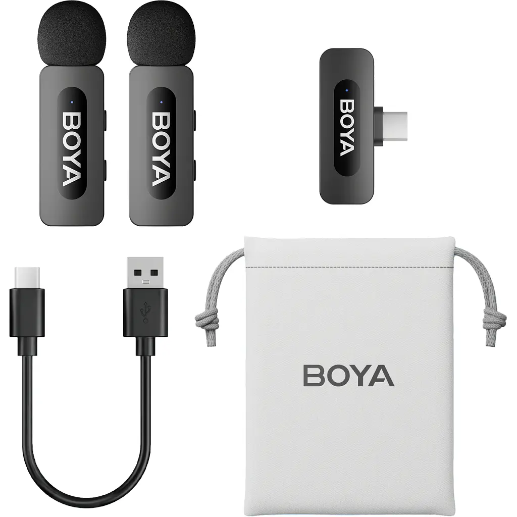 Микрофон Boya BY-V20 Type-C Black (BY-V20) - фото 2