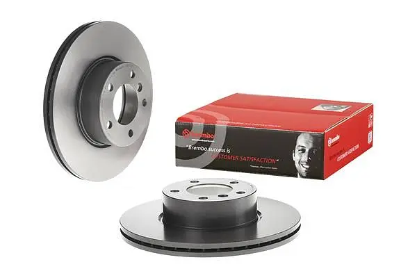 Диск гальмівний передній вентильований Bmw 3, 4, 1, 2, X1 04-25р Brembo (09.B337.21) - фото 2