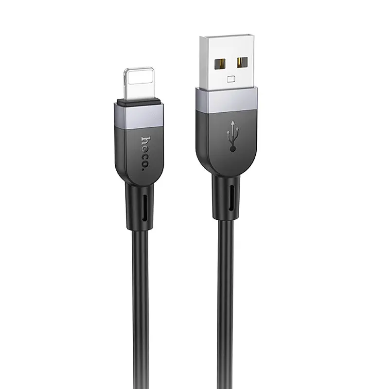 Дата кабель Hoco X 109 Energy silicone USB to Lightning (2 m) Black