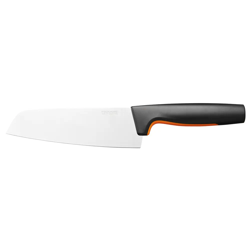 Ніж кухонний поварський Fiskars Santoku Functional Form 16 см, нержавіюча сталь, пластик, чорний kuh0014591 - фото 2