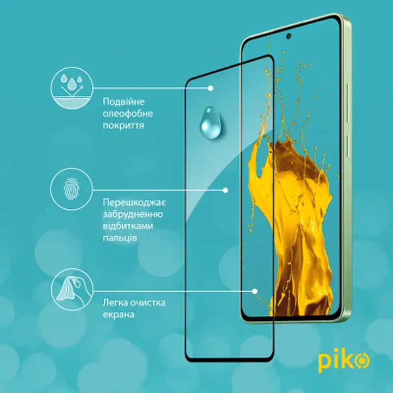 Скло захисне Piko Full Glue Xiaomi Redmi Note 13 4G Black (1283126583940) - фото 4