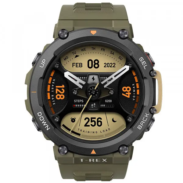 Смарт-часы Amazfit T-Rex 2 Wild Green - фото 2