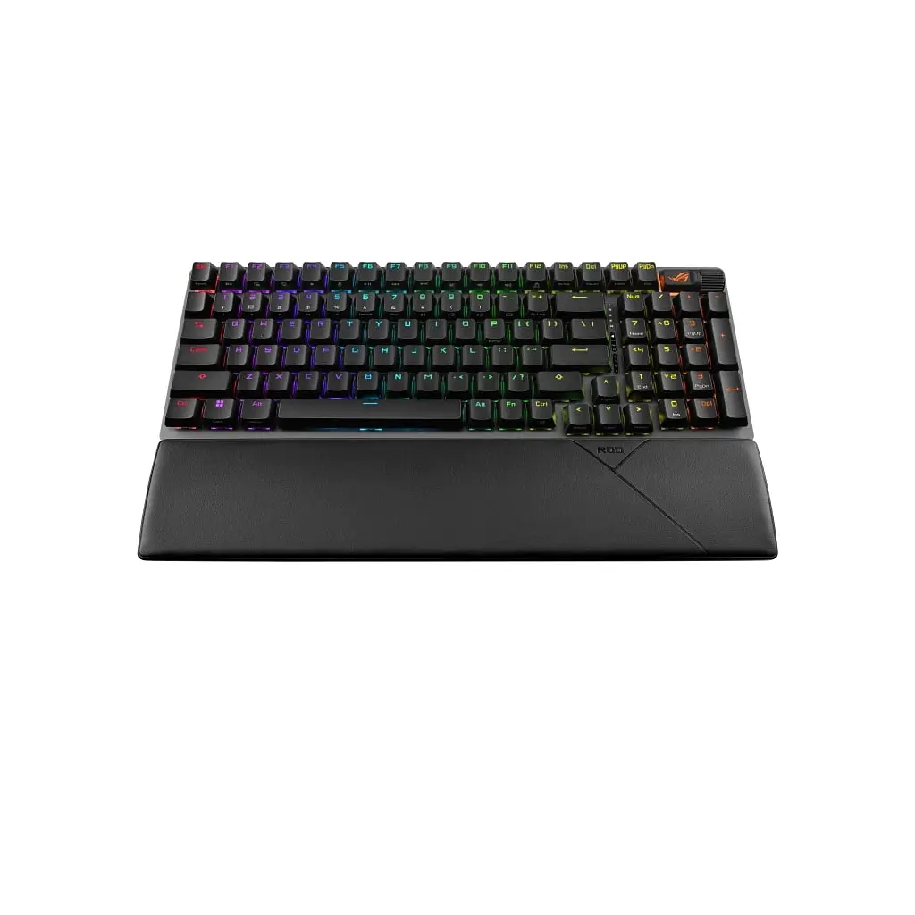 Клавіатура ASUS ROG Strix Scope II X NX Snow V2 ABS USB UA Black (90MP037A-BKMA00) - фото 3
