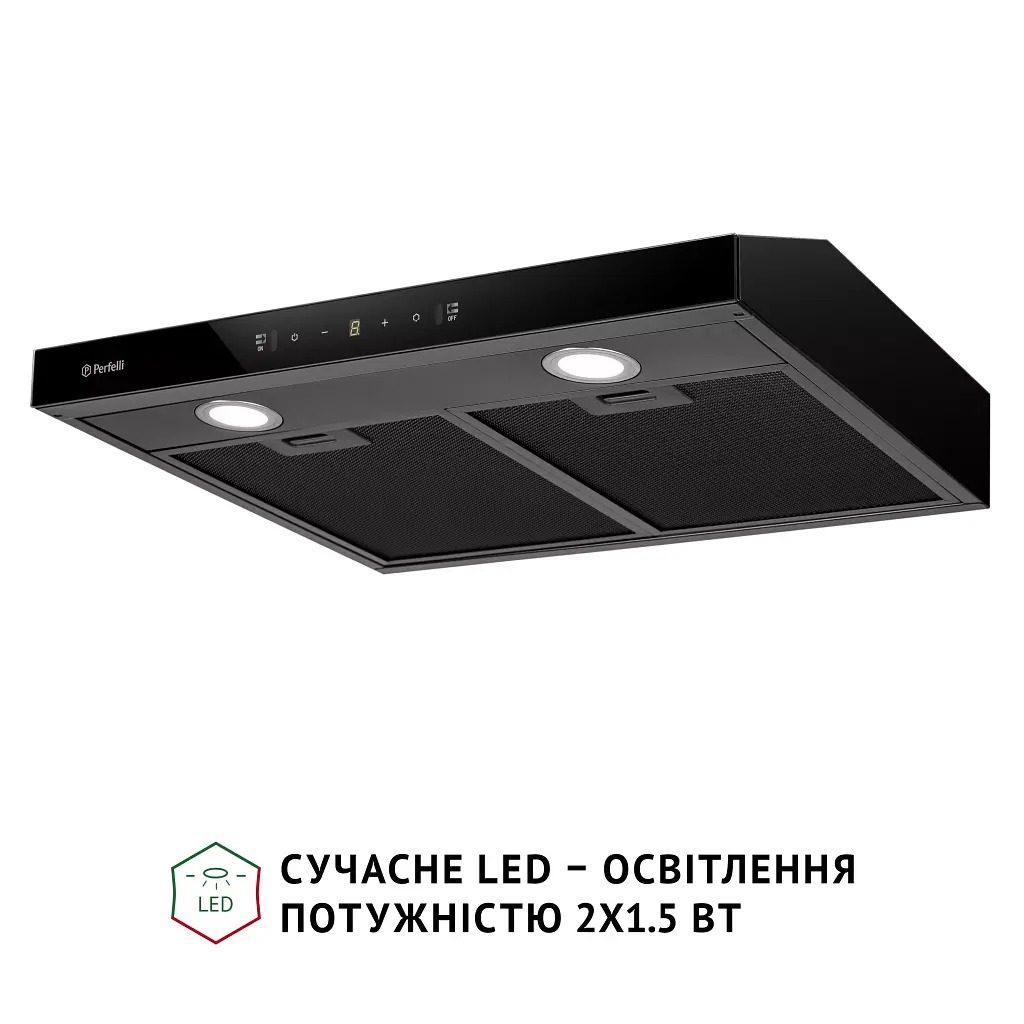Витяжка плоска Perfelli RINCI 6CWB NERO - фото 4