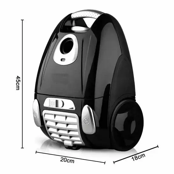 Пилосос мішковий XPRO R.8701 для сухого прибирання чорний (40751-RAF-R.8701) - фото 2