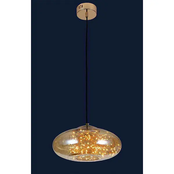 Люстра світильник в стилі лофт Levistella 7529764-LED AMBER - фото 2