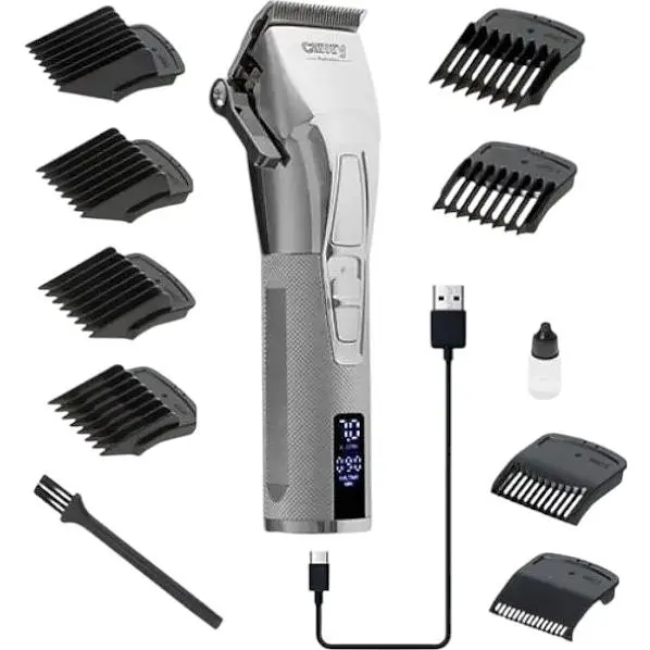 Машинка для стрижки Camry CR 2835 аккумуляторная с насадками - фото 6