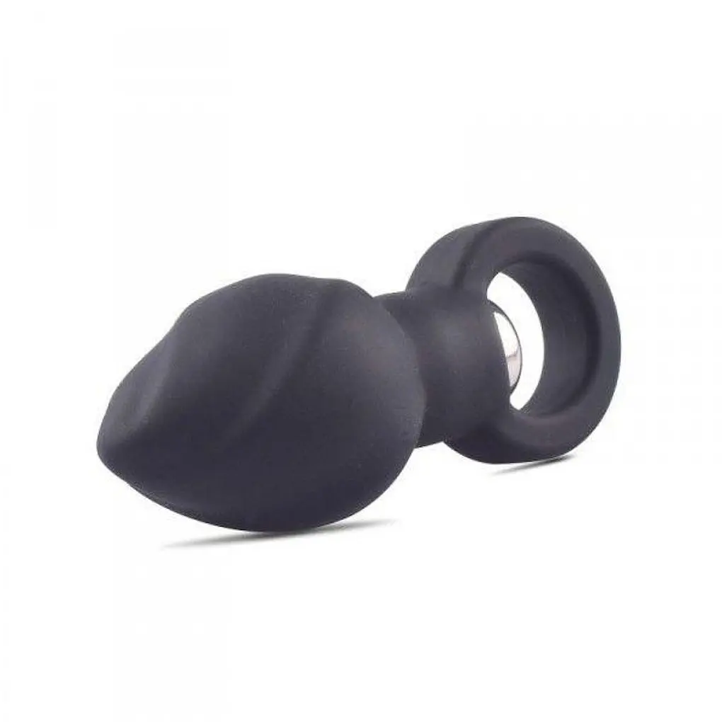 Анальна пробка Toyz4lovers Anale Vibrante Helix, 8 см (чорний) - фото 2