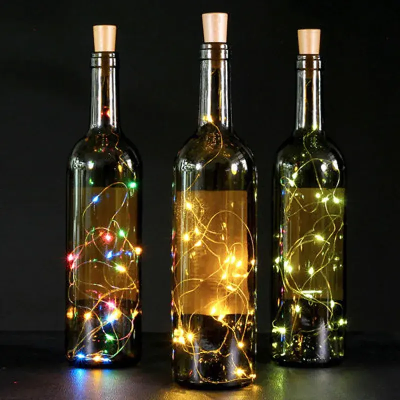 Гірлянда ColorWay пробка для пляшки на батарейках LED 20/2М (5шт/уп) кольорова (CW-GC-20L2BMC) - фото 11