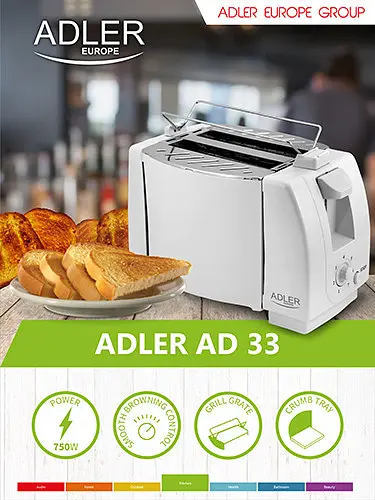 Тостер Adler AD 33 - фото 6