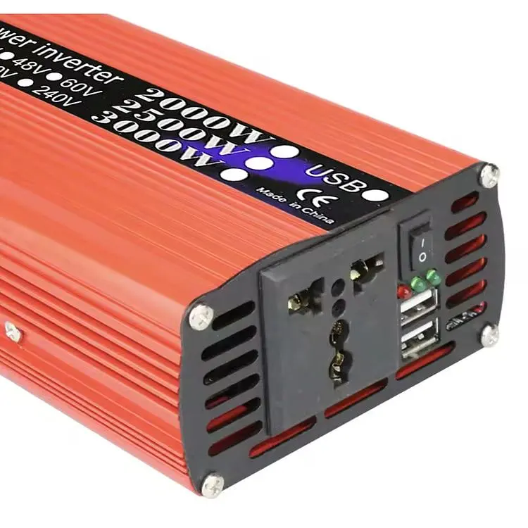 Портативный автомобильный инвертор преобразователь 12V-220V XPRO STRUM12 AR 3000W для котла, холодильника, насоса, кондиционера (64596_848) - фото 2