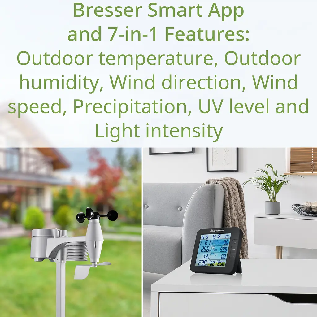 Метеостанція Bresser Smart Home 7-in-1 Weather Center ClimateConnect (7003600CM3000) - фото 7