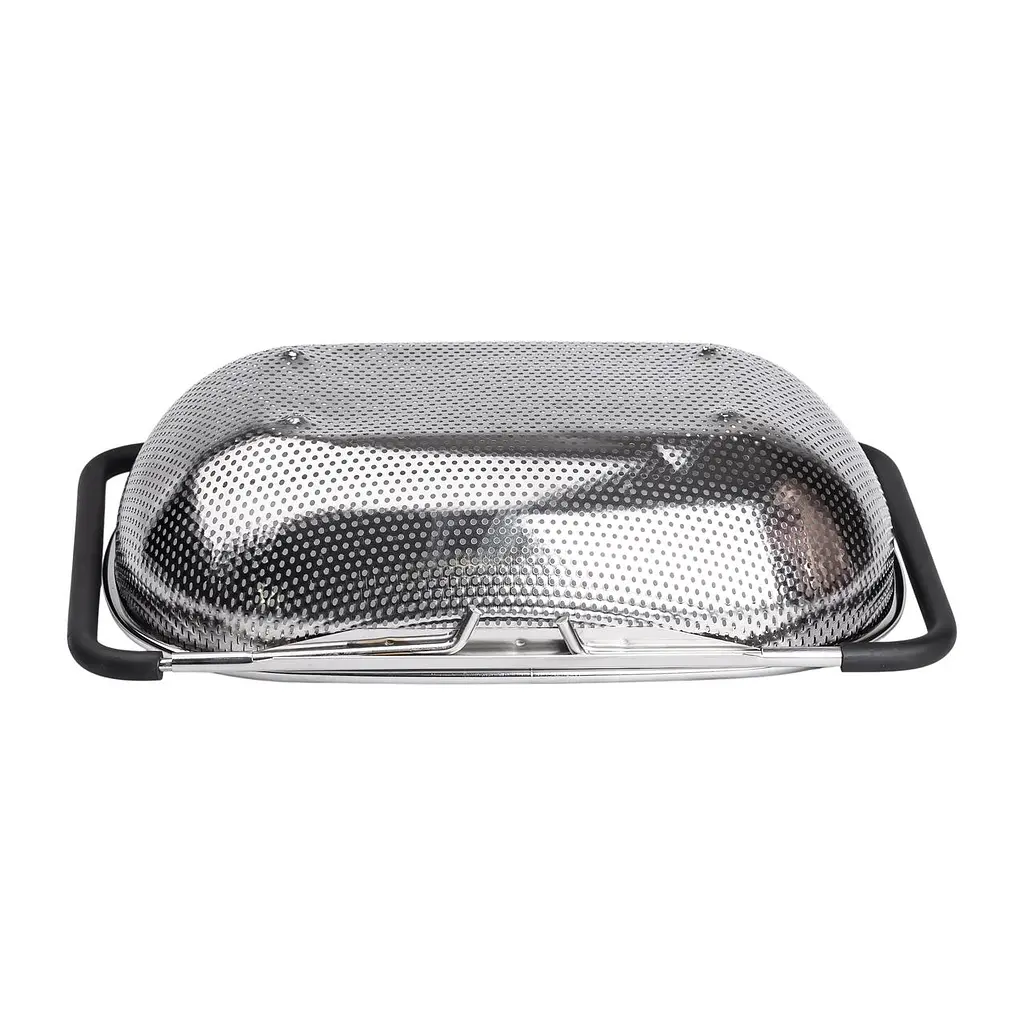 Друшляк-сито на раковину для миття продуктів 34*23,5*9 см Zhongjing HP-19-17 - фото 4