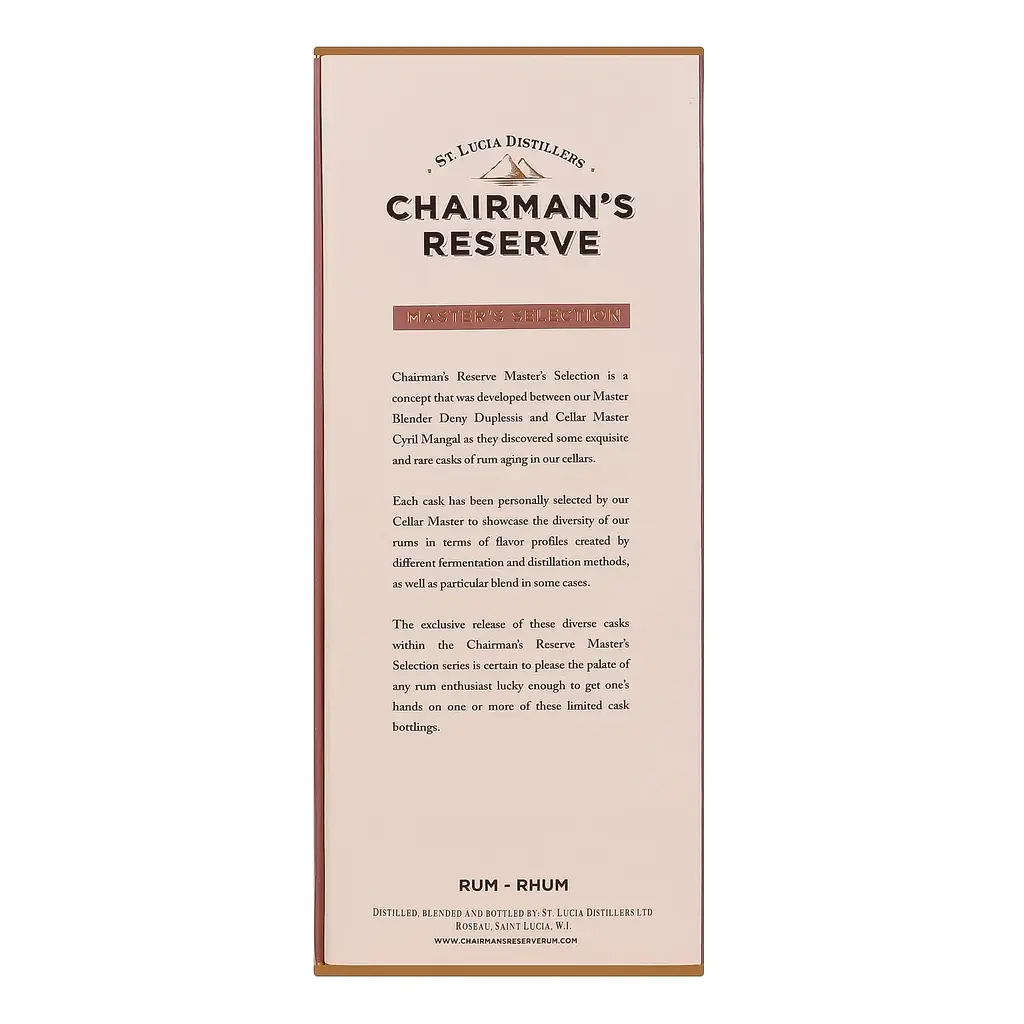 Ром Chairman's Reserve Master's Selection 12 років 63.1% 0.7л  - фото 2