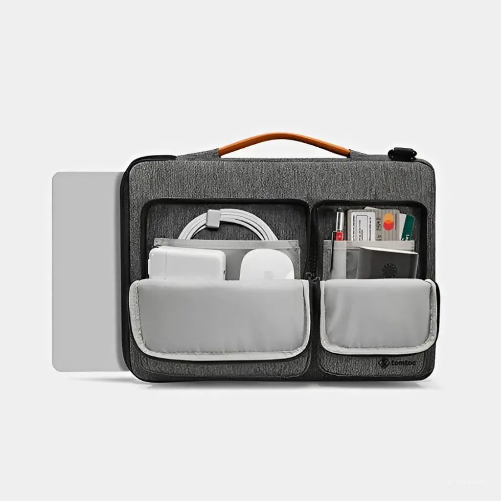 Сумка для ноутбука Tomtoc Defender-A42 Laptop Briefcase Grey 15.6 Inch A42E1G3 - фото 4