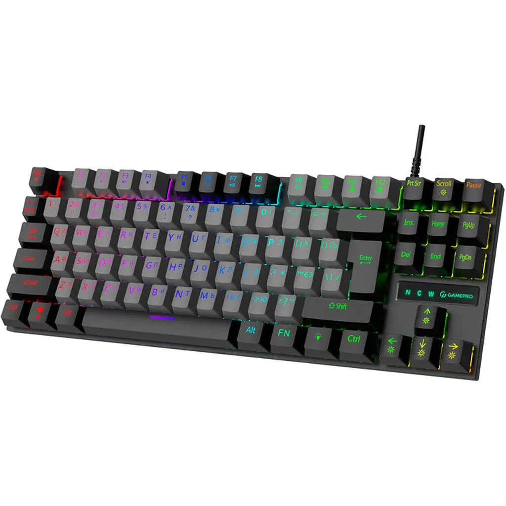 Клавиатура GamePro MK100B Blue Switch LED USB Black [MK100B] [111027] - фото 4