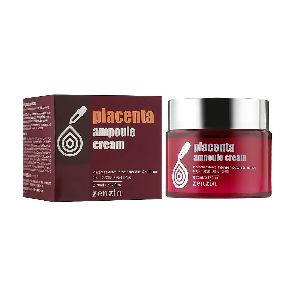Крем для обличчя Фітоплацента PLACENTA Ampoule Cream Zenzia 70 мл - фото 2