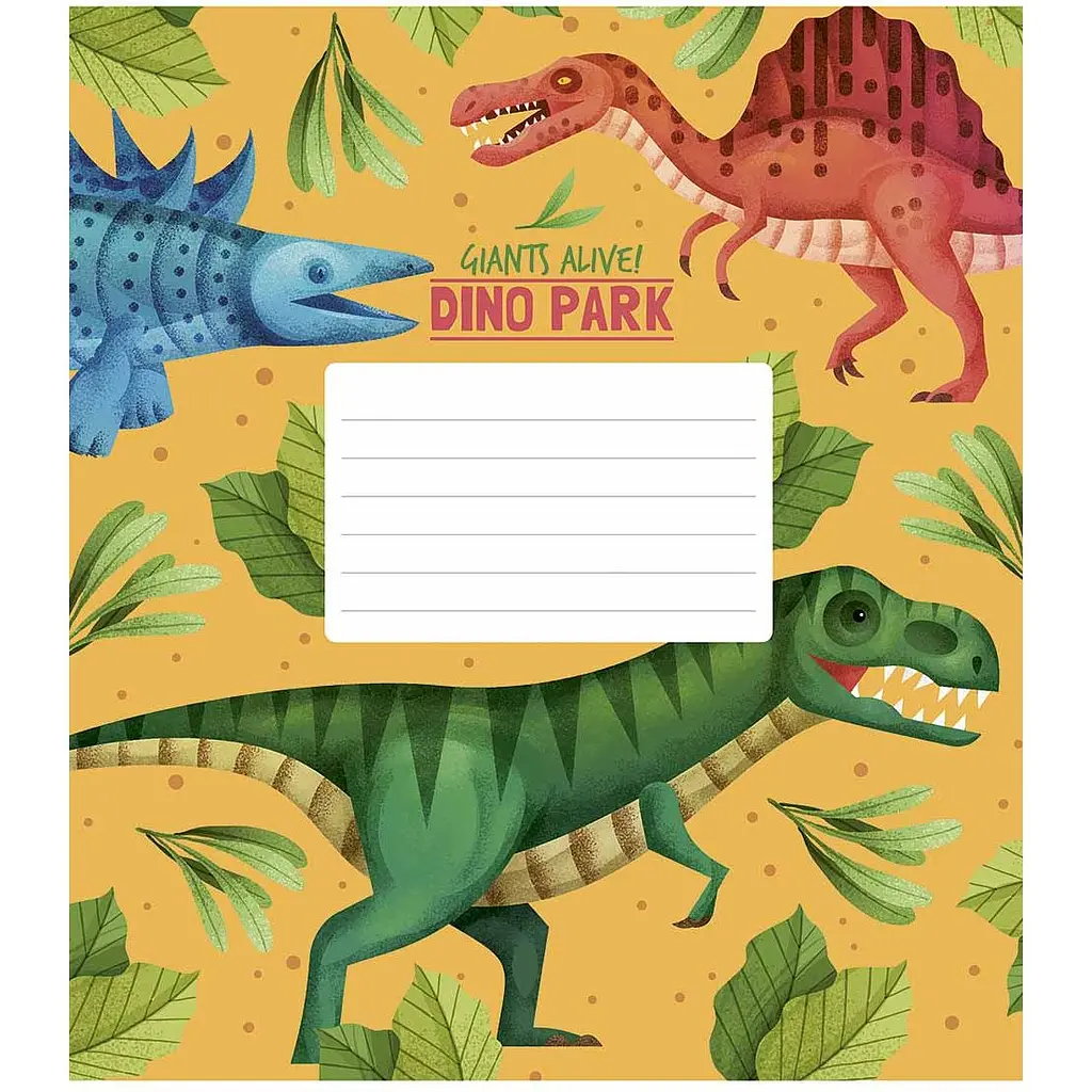 Зошит учнівський Школярик Dino park, у клітинку, 12 аркушів, ВД-лак, 30 шт. (012-3227K) - фото 5
