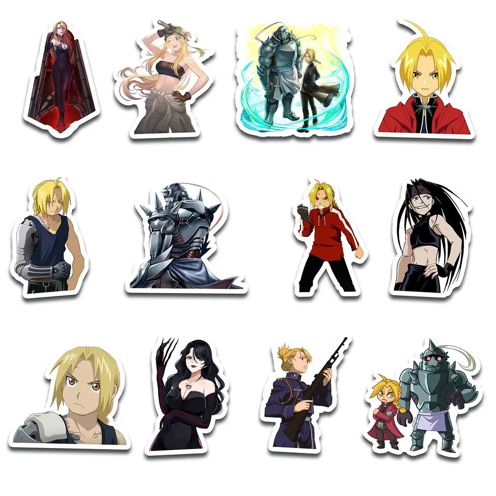 Стикерпак GeekLand Fullmetal Alchemist 45 штук (SP FA 01) - фото 3