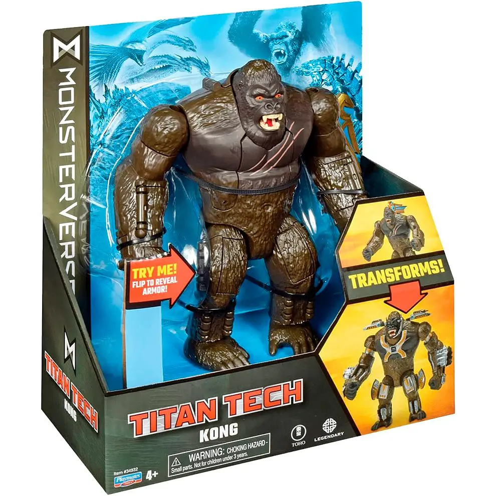 Уцінка. Фігурка Godzilla vs. Kong Titan Tech Конг, 20 см (34932)  - фото 8