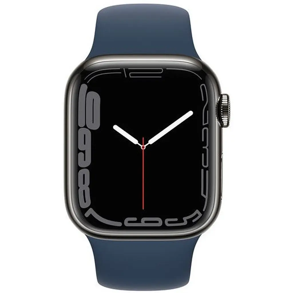 Умные часы Apple Watch Series 7 41mm Abyss Blue EU темно синие - фото 6