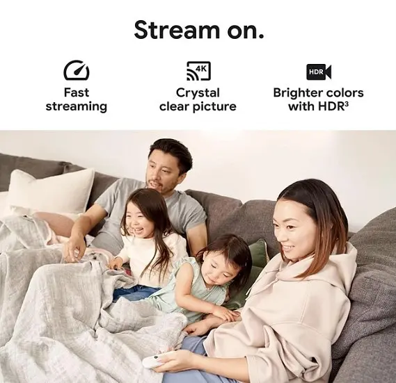 Приставка Google Chromecast with Google TV 4K white - фото 5