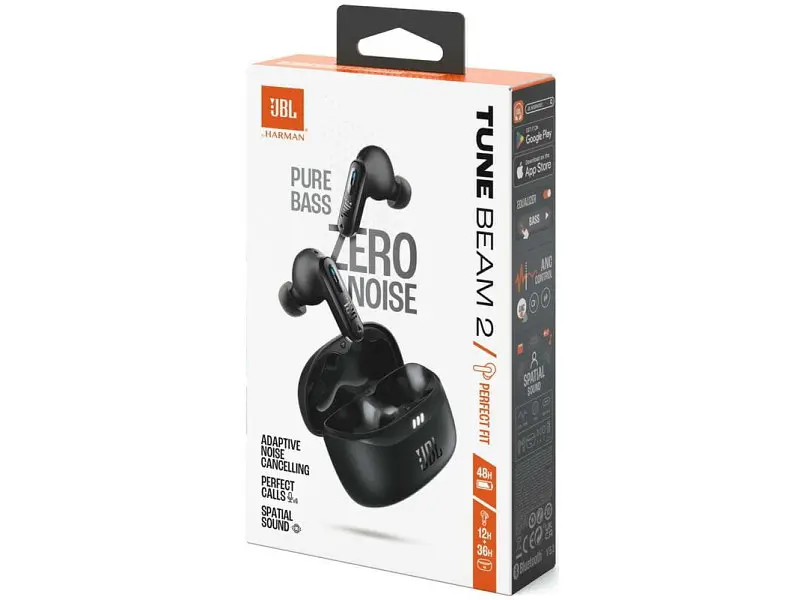 Навушники TWS JBL Tune Beam 2 Black (TBEAM2BLK) - фото 11