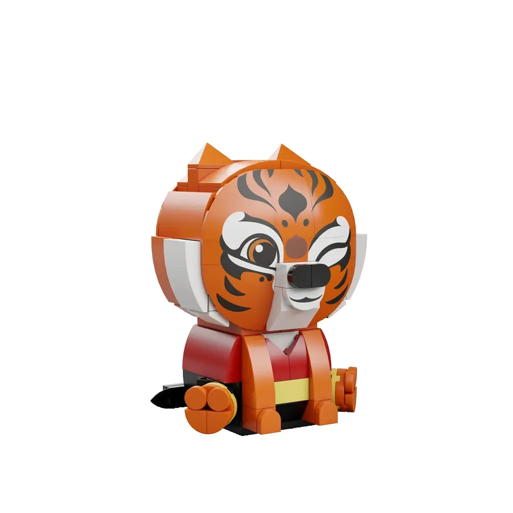 Конструктор Pantasy Kung Fu Panda Серія Сидячий малюк - Тигриця (99125) - фото 4