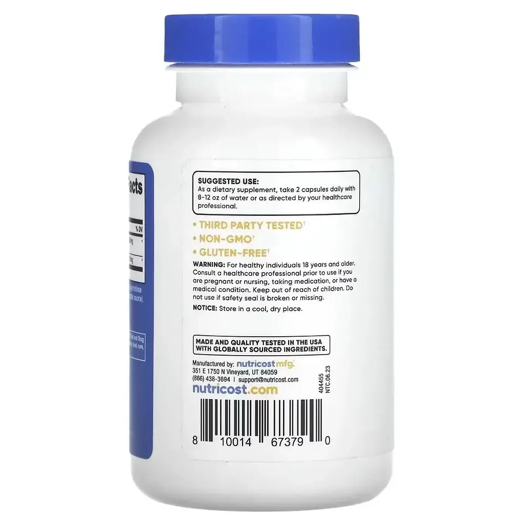 Червоний дріжджовий рис Nutricost з коензимом Q10, 120 капсул - фото 3
