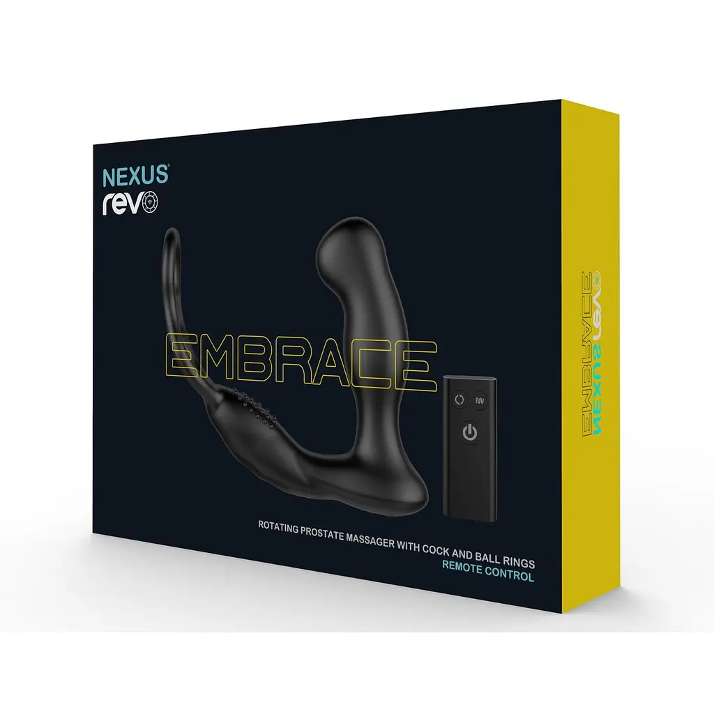 Масажер простати Nexus Revo Embrace з головкою, яка обертається та з ерекційним кільцем - фото 6