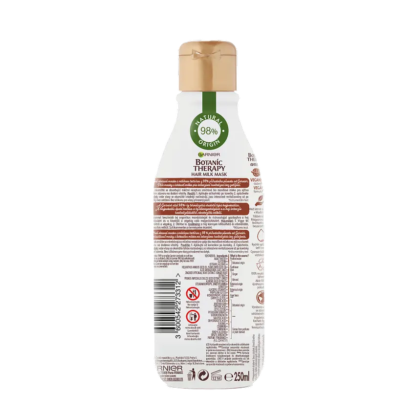 Маска-молочко Garnier Botanic Therapy Імбир, для тонкого волосся, 250 мл - фото 3