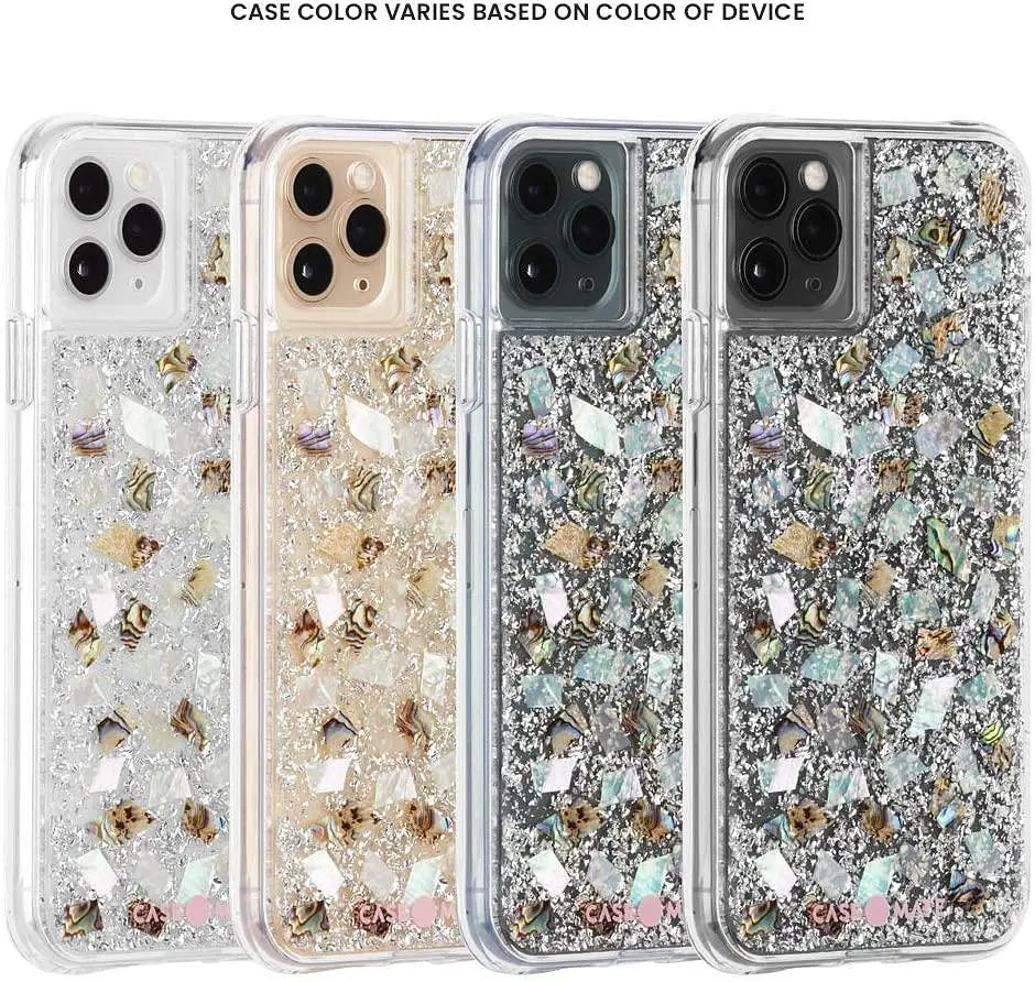 Чохол протиударний з блискітками Case-Mate Karat CM039350-08 для iPhone 11 Pro (5.8") Pearl - фото 4