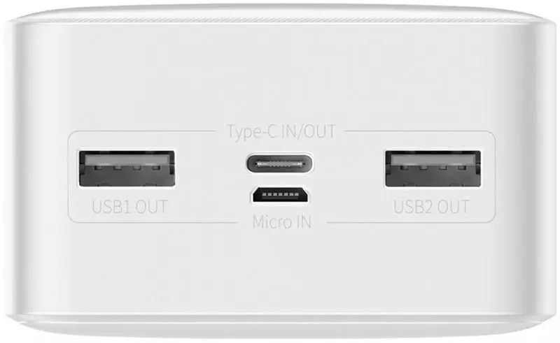Портативная батарея Baseus Bipow Overseas 15W 30000 mAh (PPBD050202) White - фото 4