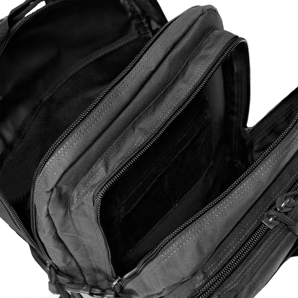 Рюкзак тактический Semi Line 38 Black (A3047-1), Черный - фото 5