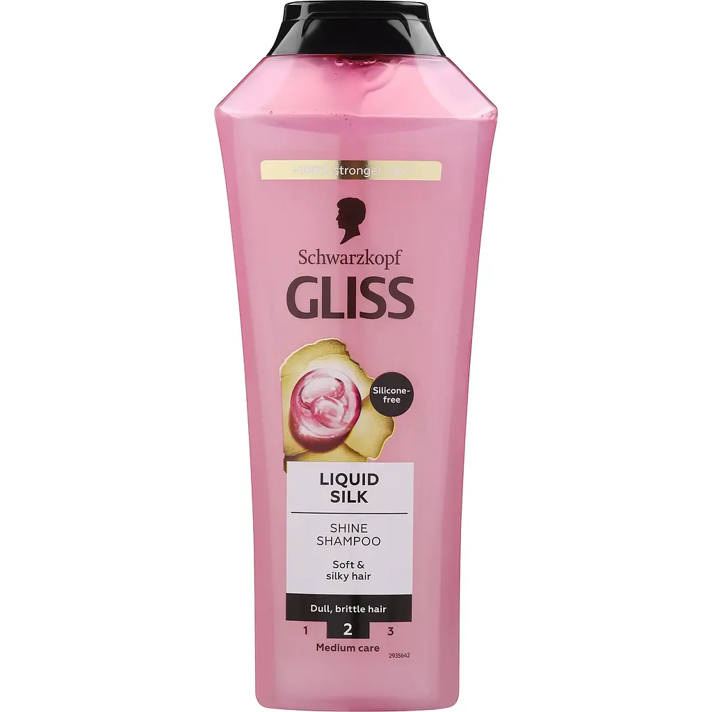 Бальзам Gliss Liquid Silk Shine для ламкого та тьмяного волосся 200 мл - фото 3