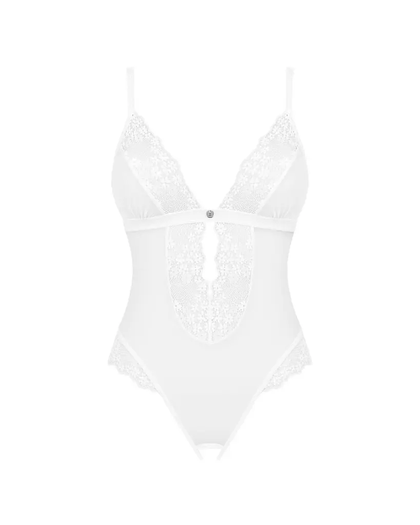 Obsessive Heavenlly crotchless teddy XS/S - фото 3