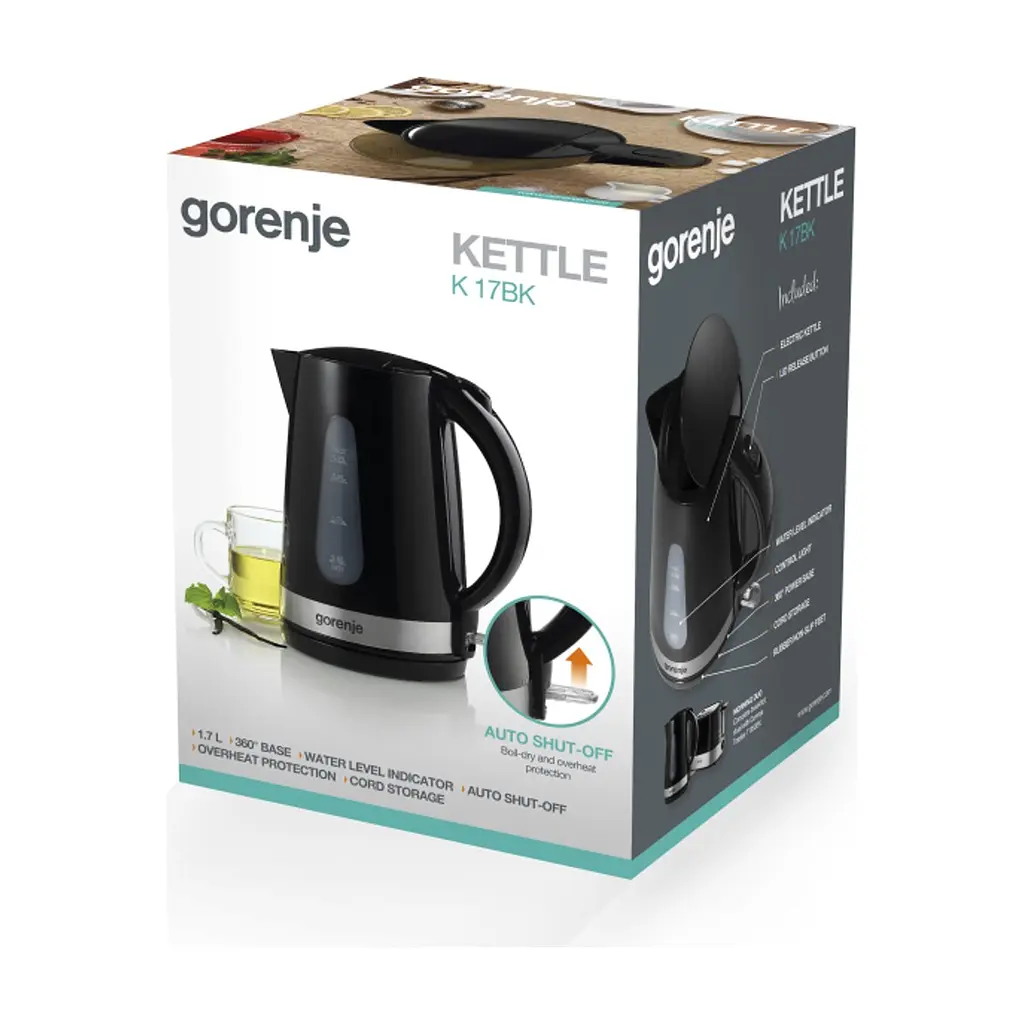 Электрочайник Gorenje K17BK - фото 6
