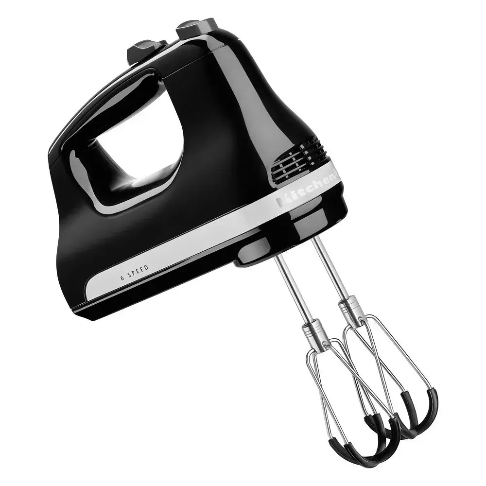 Міксер KitchenAid 5KHM6118EOB ручний 6 швидкостей чорний - фото 4