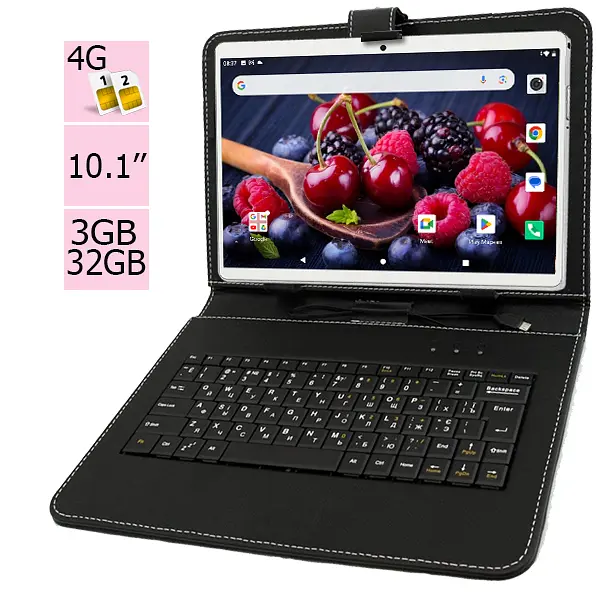 Планшет-телефон Adronix S 232 LTE 2/32 Pink + Чохол-клавіатура - фото 2
